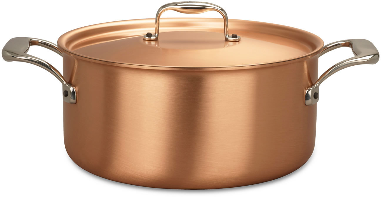 Casserole 24cm - Casserole and pot-au-feu - FALK Signature series - FALK  copper cookware